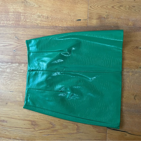 Anthropologie Porridge Kelly Green Skirt Size Medium - Picture 5 of 5